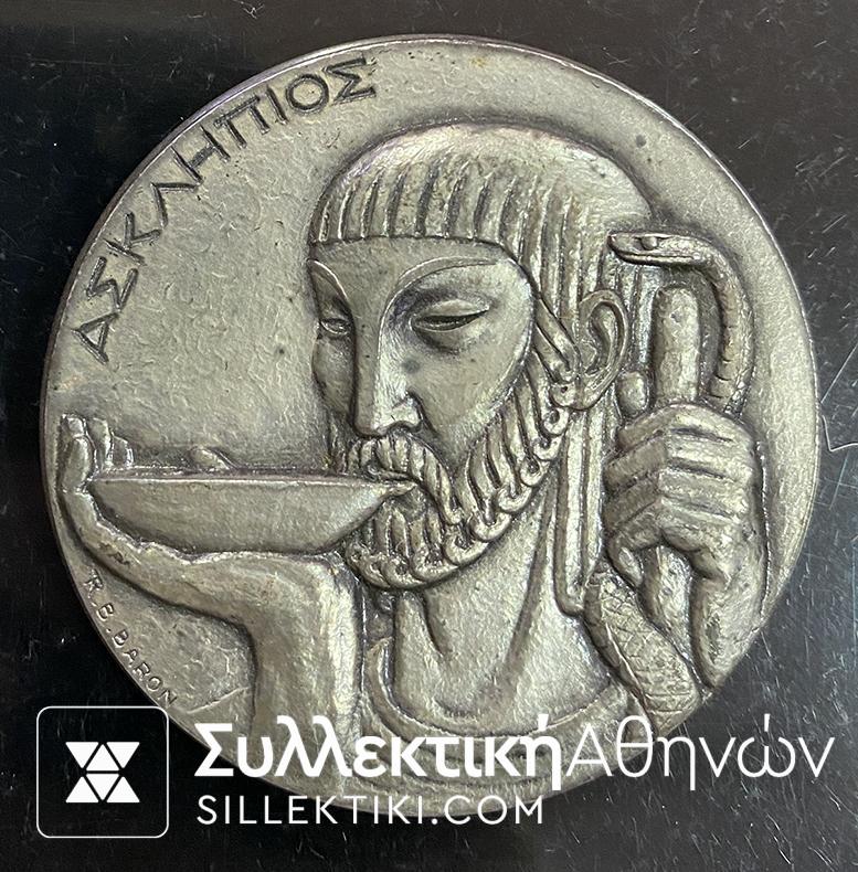 Μετάλλιο με τον Ασκληπιό 1979 Χαράκτη R.B.BARRON